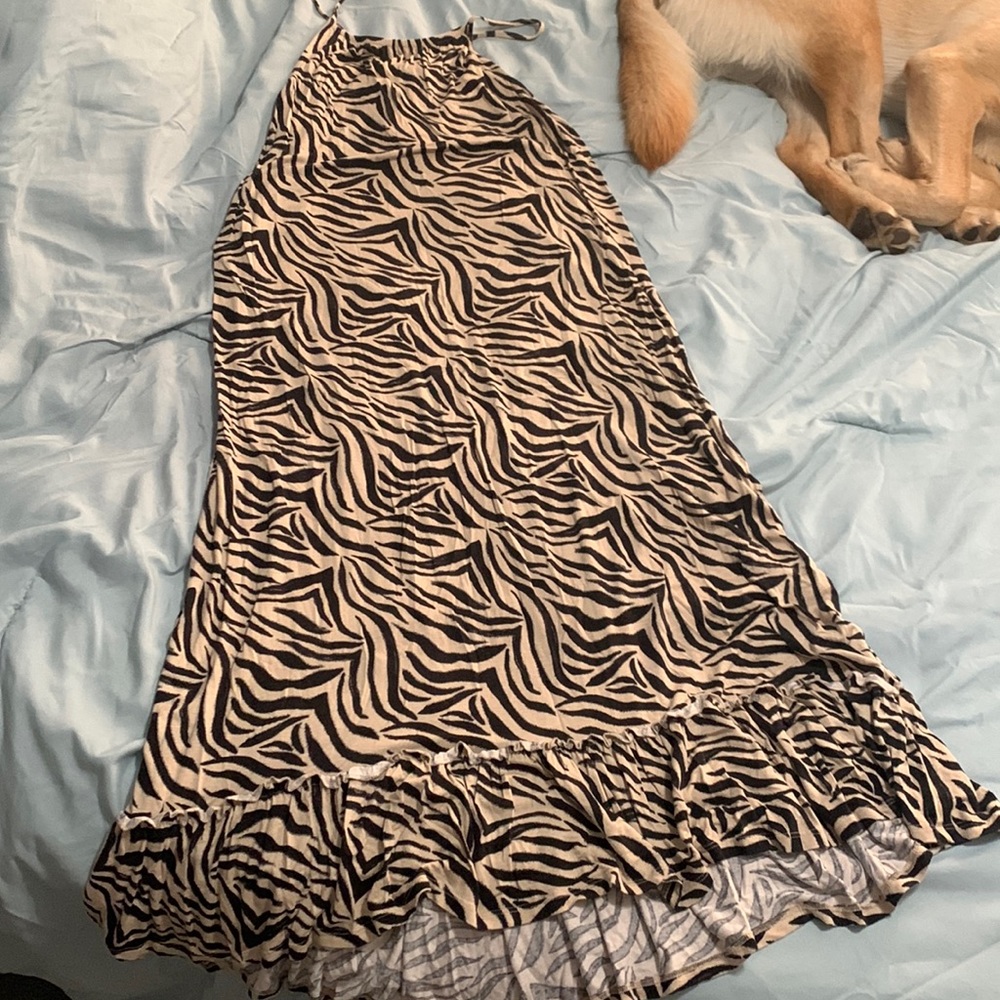Halter tie dress